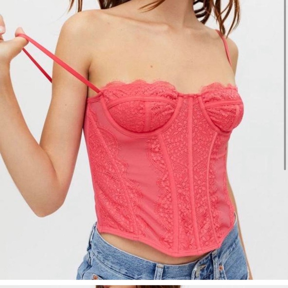 Urban Outfitters Pink Out from Under Corset